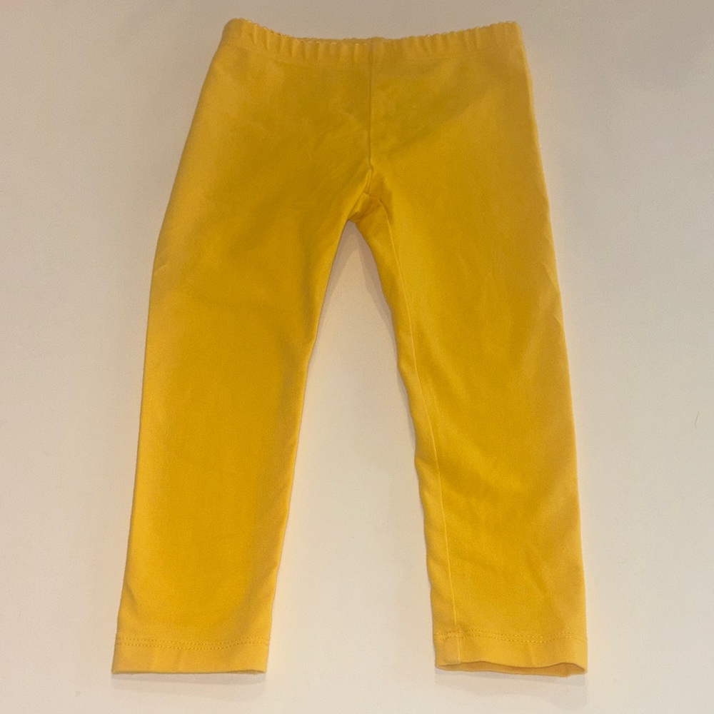 Tea Collection Bright Yellow Kids Leggings